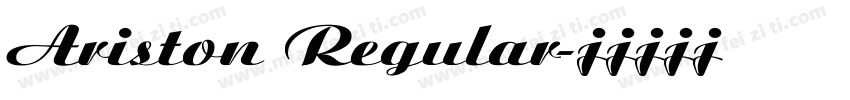 Ariston Regular字体转换